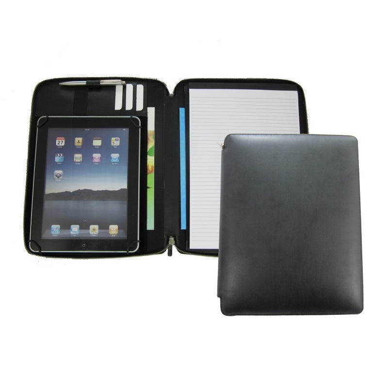 Leather tablet folder